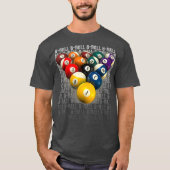 8BALL POOL TEAM Cool Design Leagues and Tシャツ (正面)