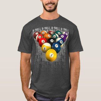 8BALL POOL TEAM Cool Design Leagues and Tシャツ