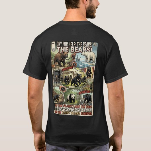 8bearsforever.com 2 tシャツ (裏面)