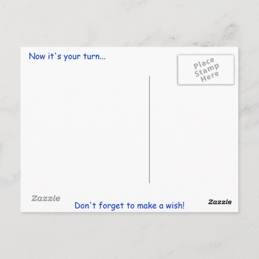 #8Birthday ポストカード (裏面)