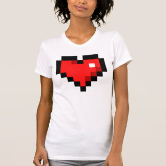 8bitハート tシャツ