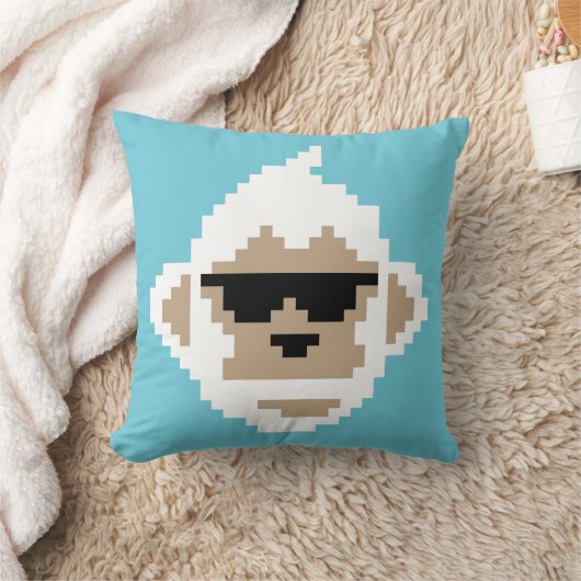 8Bit Monku クッション (ブランケット)