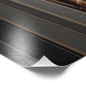 8K滝クローズアップ：光沢のある岩、蘭 フォトプリント            (角)