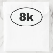 8k 楕円形シール (バッグ)
