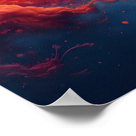 8K Abstract Visions: Modern Textures & Fluid Art ポスター (角)