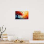 8K Abstract Visions: Modern Textures & Fluid Art ポスター (キッチン)