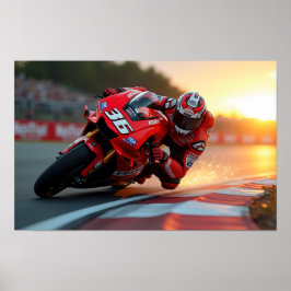 8K MotoGP Elite: ハイスピードスーパーバイク デジタルアート ポスター