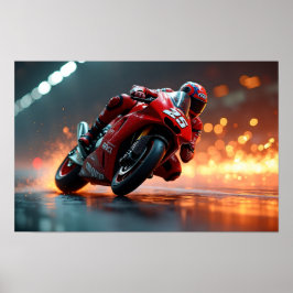 8K MotoGP Elite: ハイパースピードスーパーバイク デジタルアセット ポスター