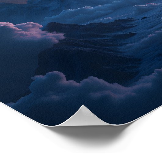 8K Multiverse Horizons: Milky Way & Parallel Dimen ポスター (角)