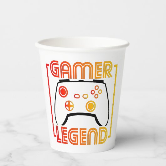 8oz紙杯 紙コップ (正面)