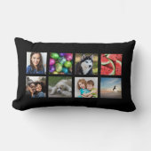 8p-1、写真コラパーソナライズされたージュ腰枕 ランバークッション (正面)