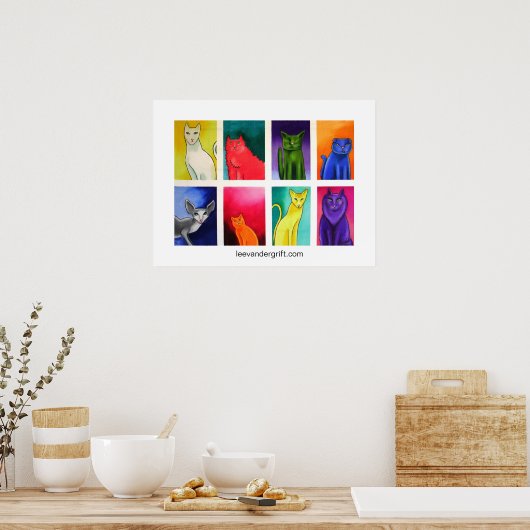 8PackOPussy, leevandergrift.com ポスター (キッチン)