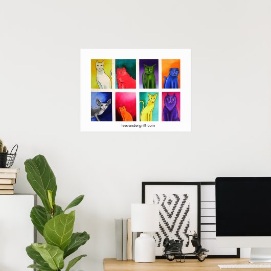 8PackOPussy, leevandergrift.com ポスター (ホームオフィス)