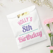 8thバースデーパーティーキャンディバッグ フェイバーバッグ (封をした状態)