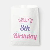 8thバースデーパーティーキャンディバッグ フェイバーバッグ (正面)
