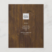 8th誕生日フォトコラージュ招待状ボーイガールミックス チラシ (裏面)