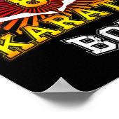 8th Birthday Boy - Karate 8 Years Old Kid  ポスター (角)