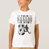 8th Birthday Gift Soccer Player 8 Year Old Boy Tシャツ (正面)