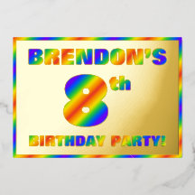 8th Birthday Party —おもしろい, Rainbow Spectrum "8"