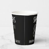 8th Birthday Party:アールデコスタイル+名前をカスタムする 紙コップ (右)