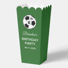 8th Birthday Party Soccer Green Boys Sports フェイバーボックス