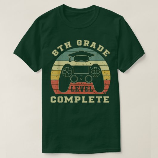 8th Grade Level Complete Class Of 2022 Graduation Tシャツ (デザイン正面)