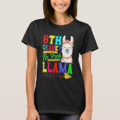 8th Grade No Prob Llama Back To School First Day 3 Tシャツ (正面)