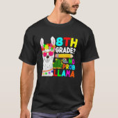 8th Grade No Prob Llama Back To School First Day Tシャツ (正面)