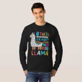 8th Grade No Prob Llama Eighth Grader School Appa Tシャツ (正面フル)