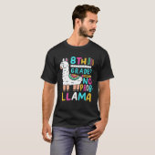 8th Grade No Prob Llama  Eighth Grader School Appa Tシャツ (正面フル)