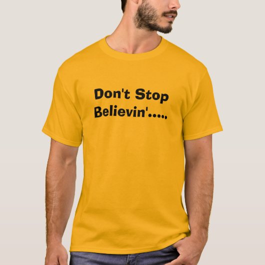 8TJはBelievin'.....をストップ Tシャツ (正面)