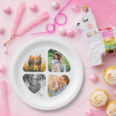 8xパーティープレート4写真テンプレート ペーパープレート (パーティー)