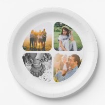 8xパーティープレート4写真テンプレート