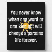 8x10とイーゼル フォトプラーク (正面)