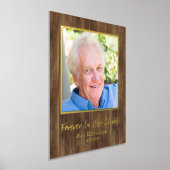 8x10のメモリに自分の写真を追加 箔ポスター (レイダウン)