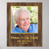 8x10のメモリに自分の写真を追加 箔ポスター (正面)