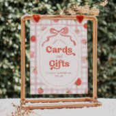 8x10インチベリーカードとギフトサイン