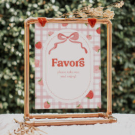 8x10インチベリーパーティーの好意サイン