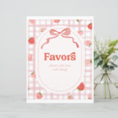 8x10インチベリーパーティーの好意サイン (スタンド正面)