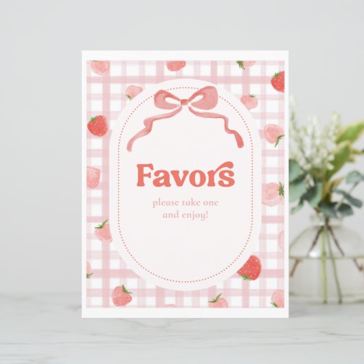 8x10インチベリーパーティーの好意サイン (スタンド正面)