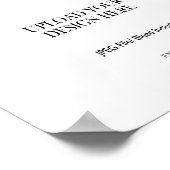 8x10インチポスターウォールアート水平 ポスター (角)