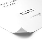 8x10インチポスターポートレート結婚のサイン印刷 ポスター (角)