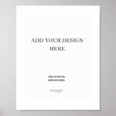 8x10インチポスターポートレート結婚のサイン印刷 ポスター (正面)