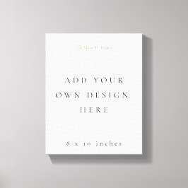 8x10インチポートレート キャンバスプリント