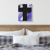 8x10インチラベンダームーントレンド抽象芸術アートバイオレット キャンバスプリント (インサイチュ (寝室))