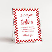 8x10インチ手書き波打ち日縁どの夜のアイディア ポスター