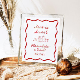 8x10インチ手書き波状縁どブライダルの署名を優先 ポスター