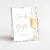 8x10インチ真珠およびプロセッコカードとギフトサイン ポスター