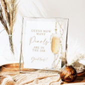 8x10インチ真珠とProseccoはゲームの数を推測 ポスター