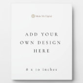 8x10インチ記号 フォトプラーク (正面)